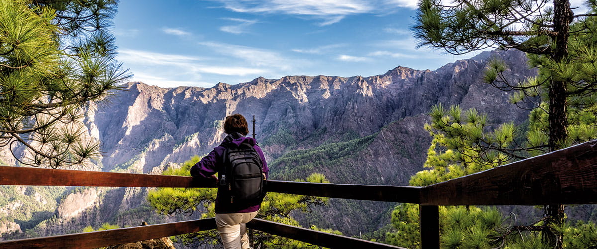 Viewpoint in National Park, La Palma